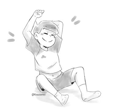 sketch of jyushimatsu stretching